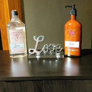💕 ROSE VANILLA "LOVE" BODY WASH AND BODY LOTION